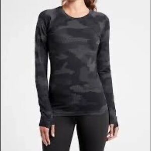 Athleta SPEEDLIGHT CAMO Longsleeve Top